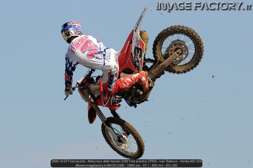 2009-10-03 Franciacorta - Motocross delle Nazioni 2258 Free practice OPEN - Ivan Tedesco - Honda 450 USA